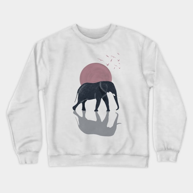 Elephant Crewneck Sweatshirt by fernandaschallen